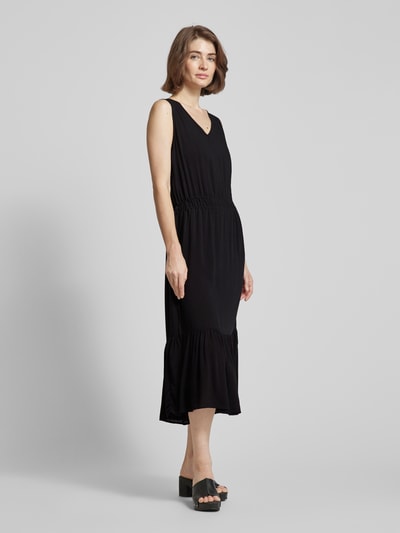 Soyaconcept Maxi-jurk van viscose met V-hals, model 'Radia'  - 1