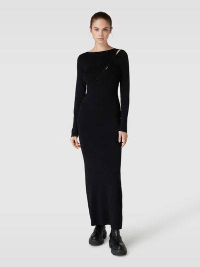 NA-KD Maxikleid mit Cut Out Black 4