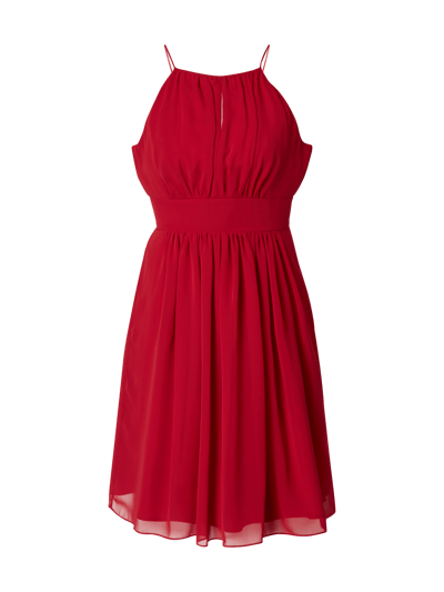 Swing Cocktailkleid aus Chiffon Hellrot 2