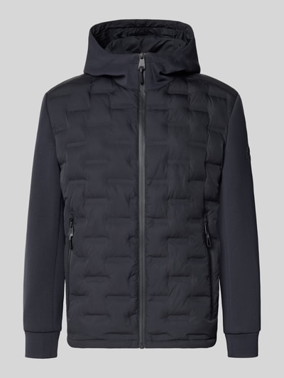 Produktfoto, Regular Fit Steppjacke mit winddichter Funktion von Strellson in Schwarz mit glatter und gesteppter Oberfläche, Herren Steppjacke von Strellson