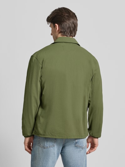 Polo Ralph Lauren Regular Fit Blouson aus Baumwoll-Mix Modell 'SEERSUCKER' Oliv 5