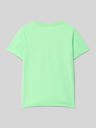 s.Oliver RED LABEL Regular Fit T-Shirt aus reiner Baumwolle Neon Gruen 3