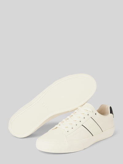 BOSS Sneakers met labeldetail, model 'Aiden' Wit - 4