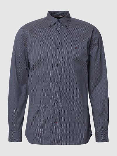 Tommy Hilfiger Koszula casualowa z kołnierzykiem typu button down model ‘CORE FLEX MINI’ Granatowy 2