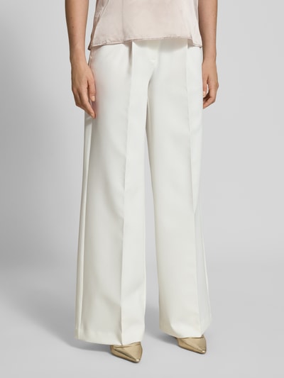BOSS Orange Regular Fit Hose mit weitem Bein Offwhite 4