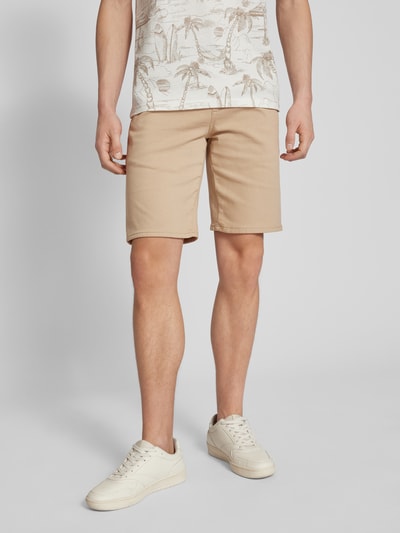 Blend Regular Fit Shorts mit Tunnelzug Sand 4