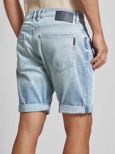Tom Tailor Korte regular fit jeans in 5-pocketmodel Lichtblauw - 3
