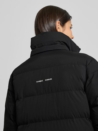 Samsøe Samsøe Steppmantel mit Kapuze Modell 'SASERI' Black 3