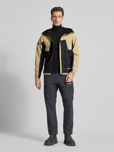 Berghaus Jacke mit Label-Patch Modell 'Benwell' Beige 1