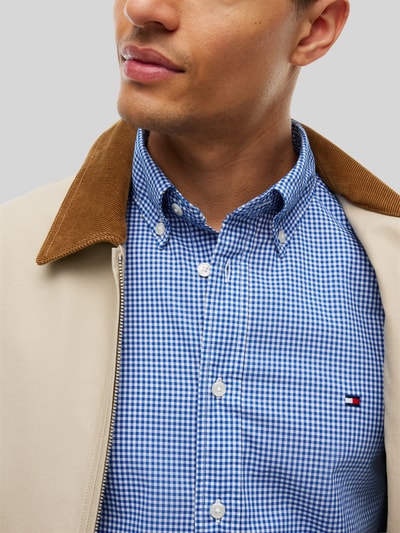 Tommy Hilfiger Regular Fit Freizeithemd mit Logo-Stitching Blau 3