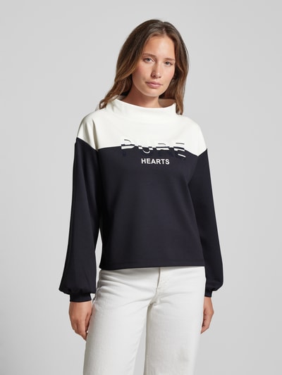 Monari Sweatshirt mit Stehkragen Marine 4