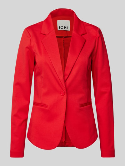 ICHI Slim Fit Blazer mit Paspeltaschen Modell 'KATE' Rot 1