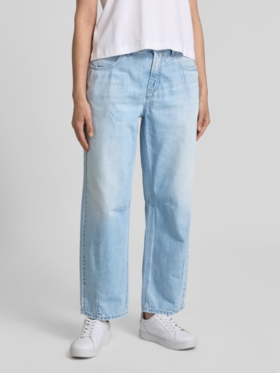 Cambio Straight Leg Jeans im 5-Pocket-Design Modell 'OLLIE' Hellblau 4