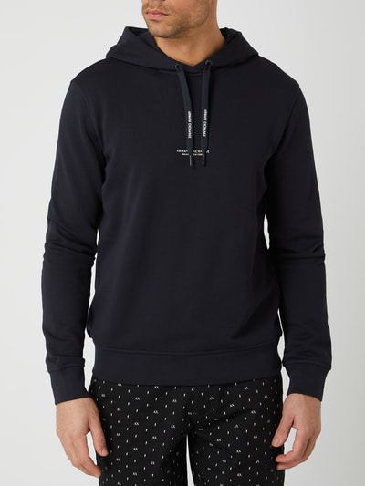 ARMANI EXCHANGE Hoodie mit Logo-Prints Dunkelblau 4