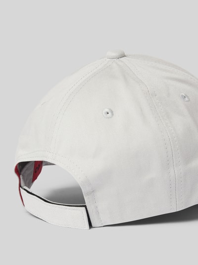 HUGO Basecap mit Label-Patch Modell 'Men-X' Hellgrau 3