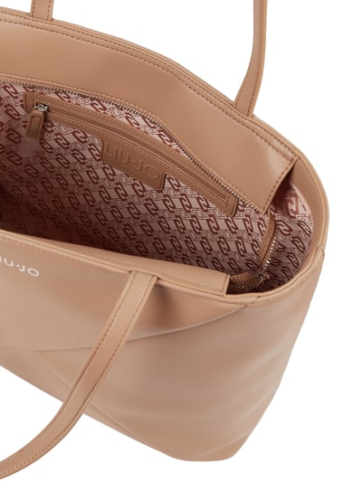 Liu Jo White Shopper in Leder-Optik Sand 4