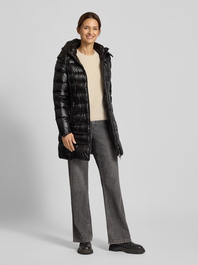 ROCK'N BLUE Kurtka puchowa z paskiem model ‘Amy RX’ Czarny 1