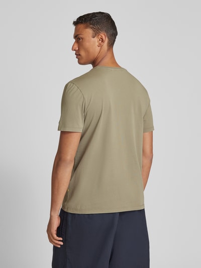 camel active T-shirt met statement- en motiefprint Kaki - 5