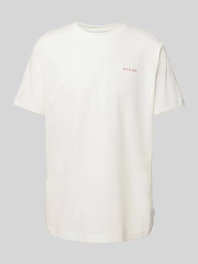 Mazine T-shirt met labelprint Offwhite - 2