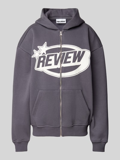 Review Sweatjacke mit Kapuze Dunkelgrau 2