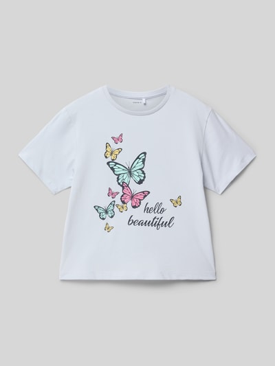 Name It T-Shirt mit Motiv-Print Bleu 1