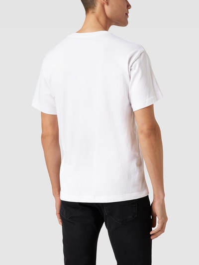 Versace Jeans Couture T-Shirt mit Label-Design Weiss 5