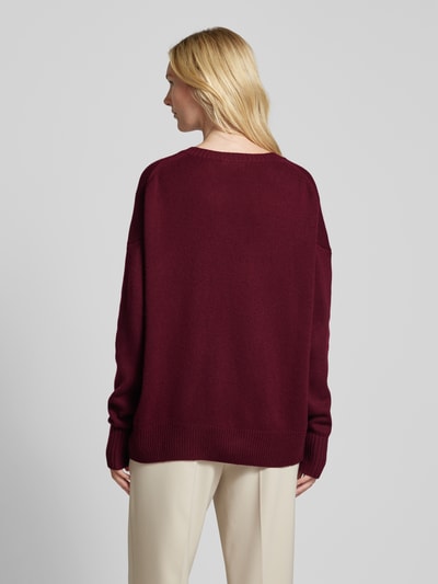 (The Mercer) N.Y. Gebreide pullover van kasjmier met ronde hals Bordeaux - 5