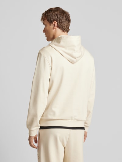 EA7 Emporio Armani Hoodie mit Label-Print Offwhite 5