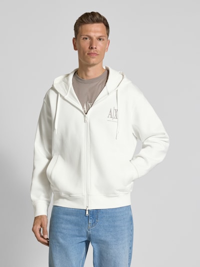 ARMANI EXCHANGE Sweatjack met capuchon Wit - 4