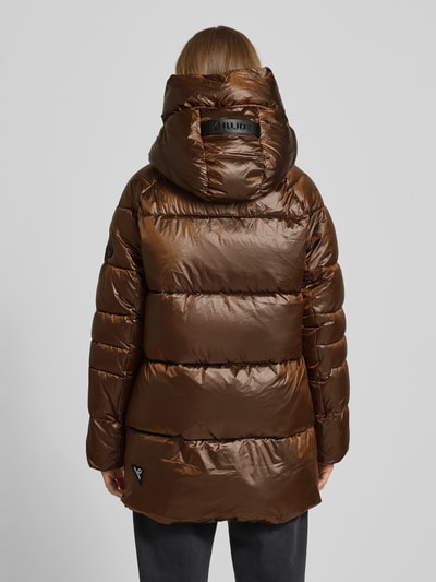 khujo Puffer Jacket mit Zweiwege-Reißverschluss Modell 'CARA' Cognac 5