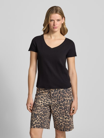 Marc O'Polo DENIM Boxy Fit T-Shirt aus reiner Baumwolle Black 4