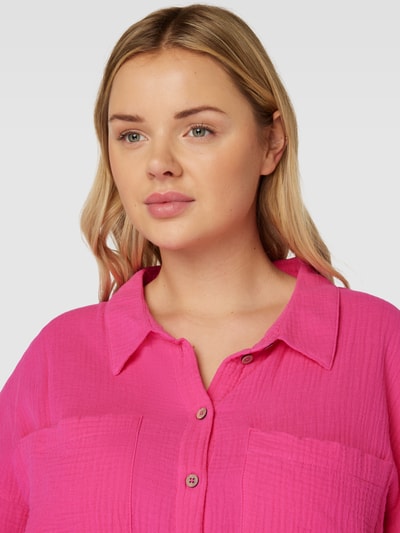 STUDIO UNTOLD Damen Große Größen Übergrößen Plus Size Hemdbluse Straight Shape Chiffon Mit Glitzer Schwarz 46 845967100 46  Ddca2f4b Ee31 56cd A4d1 7c3a10f7b585