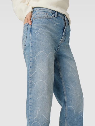 Rich & Royal Jeans met motiefprint Lichtblauw - 3