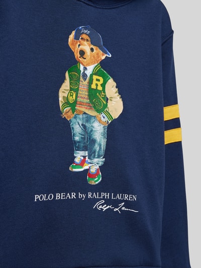 Polo Ralph Lauren Kids Hoodie mit Motiv- und Label-Print Marine 2