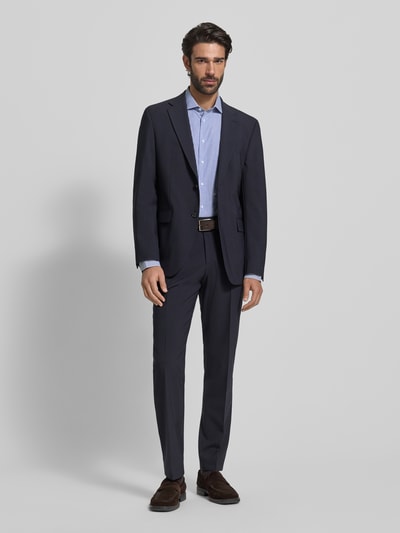 Tommy Hilfiger Tailored Slim fit zakelijk overhemd van puur katoen Koningsblauw - 1