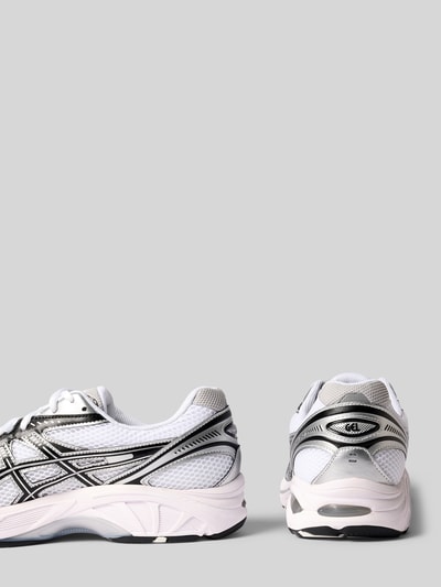 Produktfoto, Sneaker mit Logo-Print von ASICS TIGER in Weiß und Grau, abgerundete Passform, Schnürverschluss, profilierte Sohle, Größe 44: Absatzhöhe 4 cm, Schafthöhe 8 cm, Schaftweite 10 cm