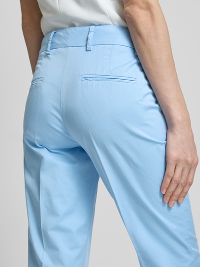 Raffaello Rossi Chinosy o skróconym kroju regular fit model ‘DORA’ Jasnoniebieski 3