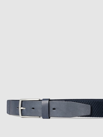 Lloyd Men's Belts Pasek ze skóry i tkaniny  Granatowy 2