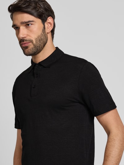 OLYMP Level Five Poloshirt met korte knoopsluiting Zwart - 3