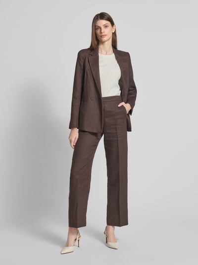 Smith and Soul T-shirt z okrągłym dekoltem i falistym wykończeniem Beżowy 1