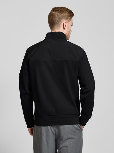 BOSS Sweatshirt mit Stehkragen Modell 'Sidney' Black 5