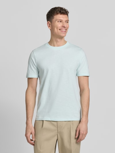 MCNEAL Regular Fit T-Shirt mit Rundhalsausschnitt Helltuerkis 4