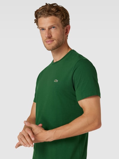 Lacoste T-Shirt mit Logo-Patch Gruen 3