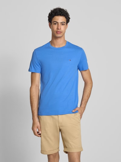 Tommy Jeans zestaw t-shirtów o kroju slim fit z czystej bawełny w zestaw 2 szt. Błękitny 4