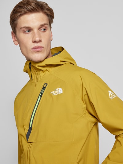 The North Face Kurtka o kroju regular fit z nadrukiem z logo model ‘ANTORA’ Musztardowy 3