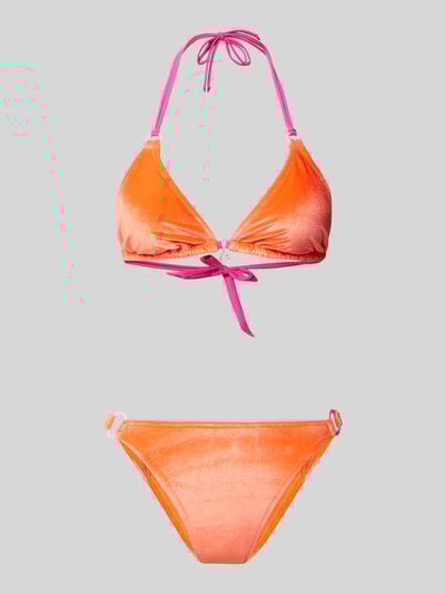Banana Moon Bikiniset met logo-applicatie, model 'YEROOAKA NEOSUN' Oranje - 1