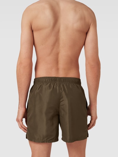 Nike Badehose mit Label-Stitching Oliv 4