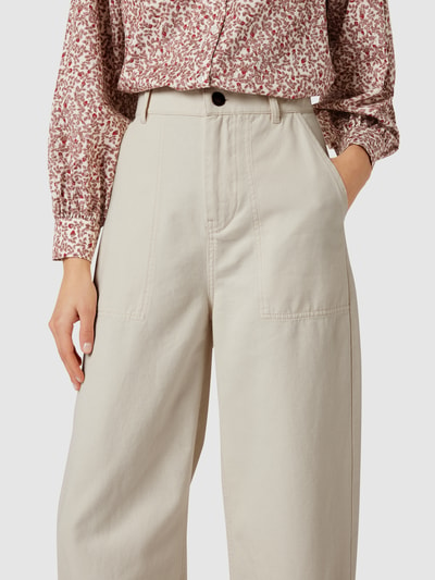 Weekend Max Mara Culotte aus Baumwolle Modell 'Milord' Ecru 3