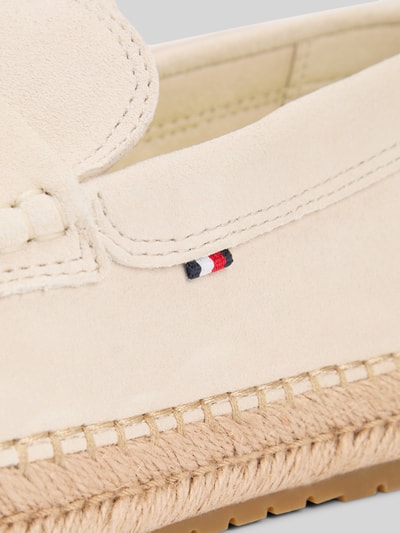 Tommy Hilfiger Loafer aus echtem Veloursleder Beige 4
