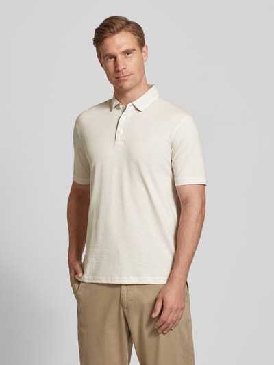 ARMANI EXCHANGE Poloshirt mit kurzer Knopfleiste Offwhite 4